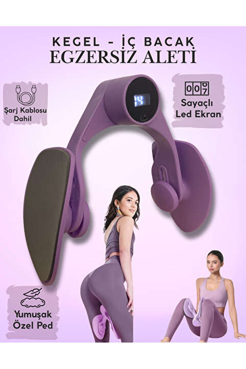 Unichrome Sayaçlı Ayarlanabilir Pelvik Iç Bacak Egzersiz Aleti Kegel Mesane