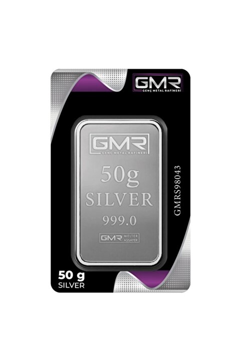 EG KUYUMCULUK 50 gr Gümüş Külçe Gmr