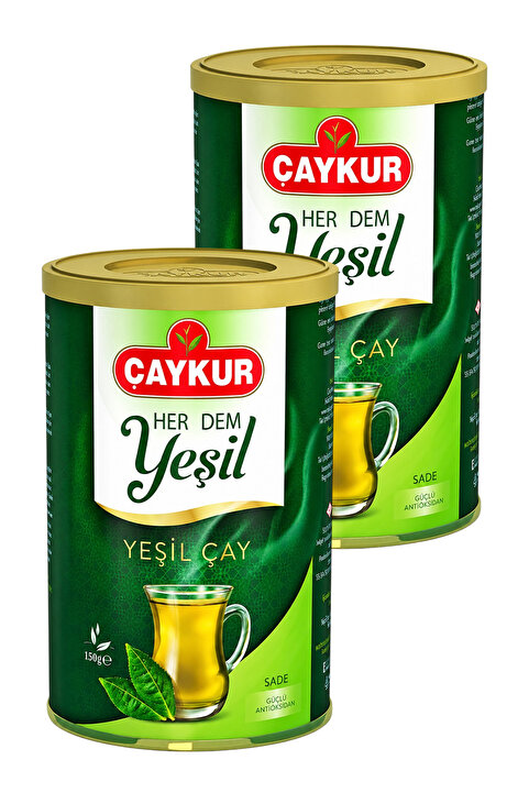 Çaykur Herdem Yaprak Yeşil Dökme Çay 150 gr. İkili Paket