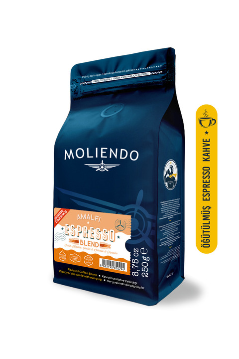 Moliendo Amalfi Espresso Blend Kahve ( Öğütülmüş Espresso Kahve ) 250 G