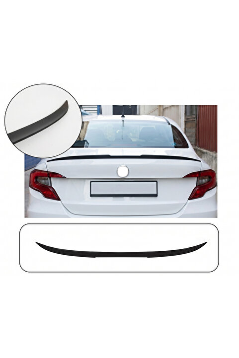 BRSPLAST Fiat Egea Uyumlu Arka Bagaj Spoiler 122 Cm