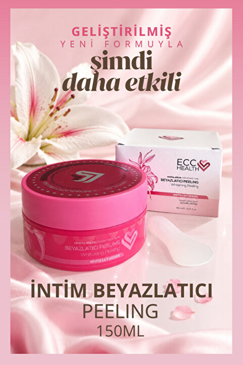 Ecc HEALTH Genital Bölge Beyazlatıcı Peeling | Cilt Beyazlatıcı ve Renk Açıcı Özel Bölge Bakım Ürünü