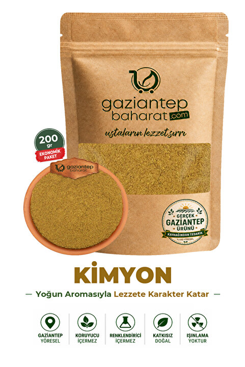 Gaziantep Baharat Kimyon Öğütülmüş 200 gr