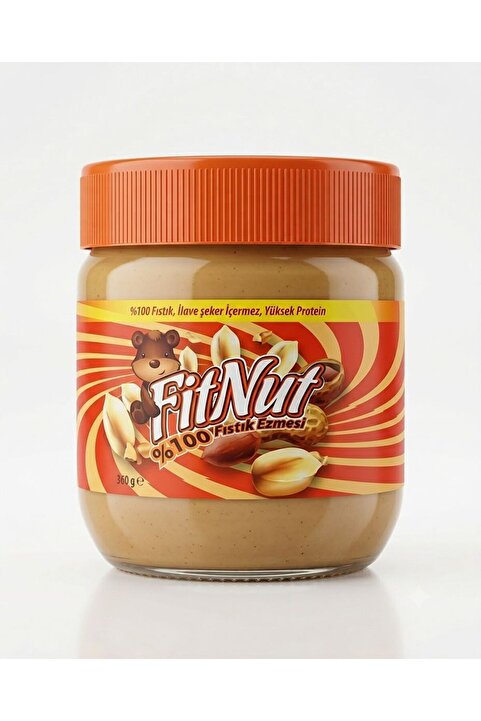 FitNut Fit Nut %100 Fıstık Ezmesi 360 Gr