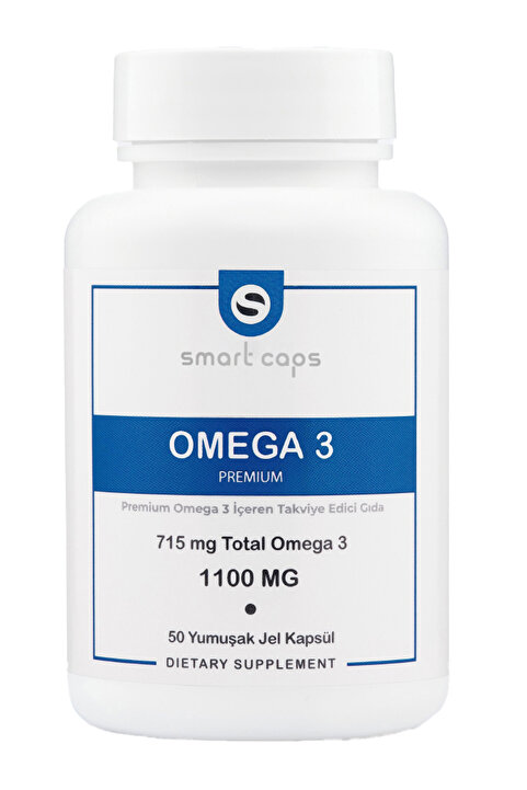 Smartcaps Omega 3 Premium 30 Softgels - Balık Yağı, EPA, DHA | 1100mg