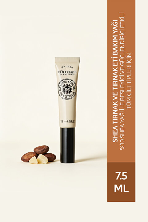 L'Occitane Shea Tırnak ve Tırnak Eti Bakım Yağı, %30 Shea Yağı İçeren, 7.5 ml