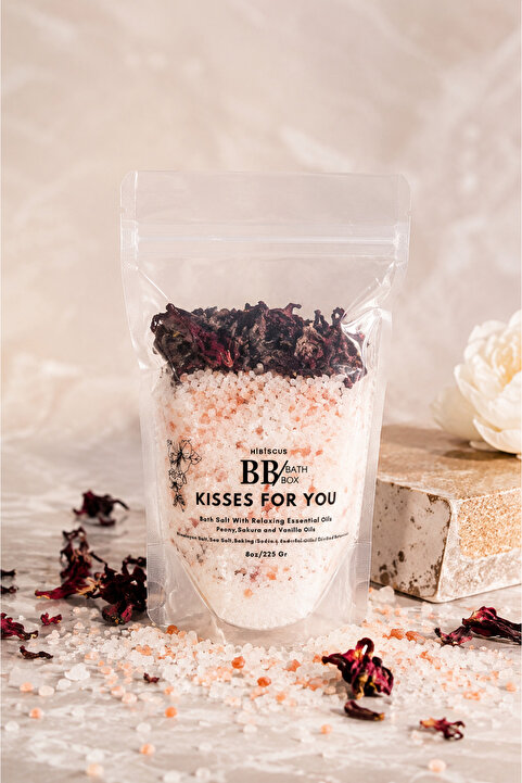 bath soak Bathbox Hibiskus Yağı Manikür Pedikür Banyo Tuzu 225g