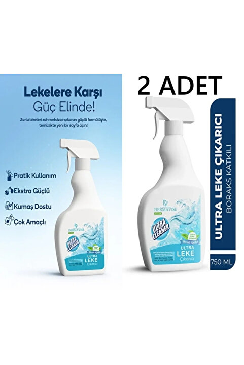 Dermavise 2 ADET Clean Ultra Bitkisel Leke Çıkarıcı - 750 ml