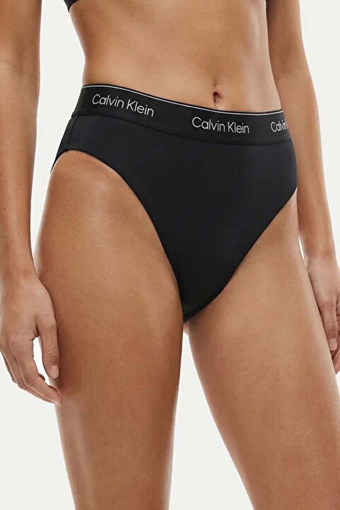 Calvin Klein Kadın Marka Logolu Siyah Hipster Bikini Altı