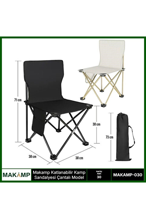 eco port Katlanabilir Çantalı Kamp Sandalyesi