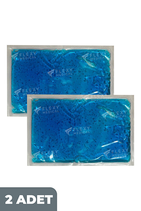 Flexy Medical Termojel Sıcak Soğuk Kompres Jel Buz Paketi, 2 Adet Soğutucu Jel Isıtıcı Jel Kompres 26cmx35cm