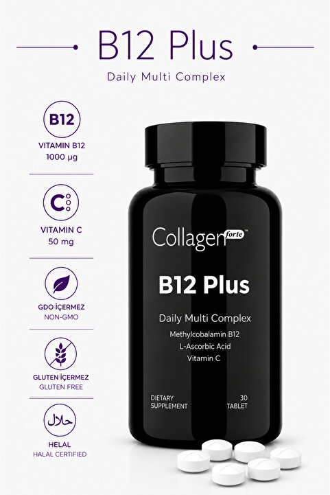 Collagen Forte Platinum Vitamin B12 Plus Methylcobalamin & C Vitamini