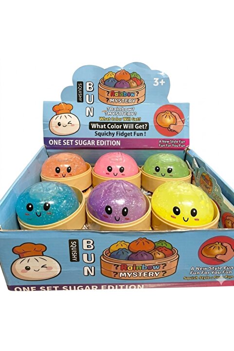 Generic Gizemli Paket Renkli Mantı Squishy - Gizemli renk