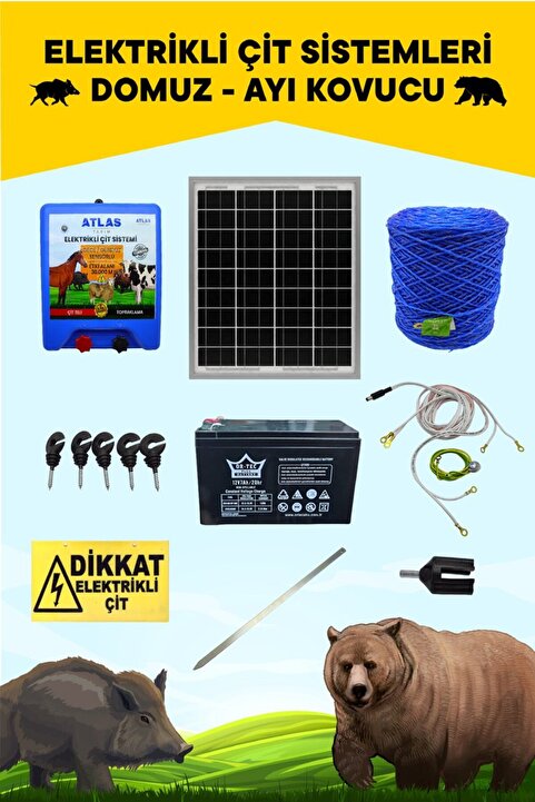 Atlas EKONOMİK DOMUZ AYI KOVUCU 5 YIL GARANTİ 1000MT ÖMÜRLÜK ÜRÜN NO2