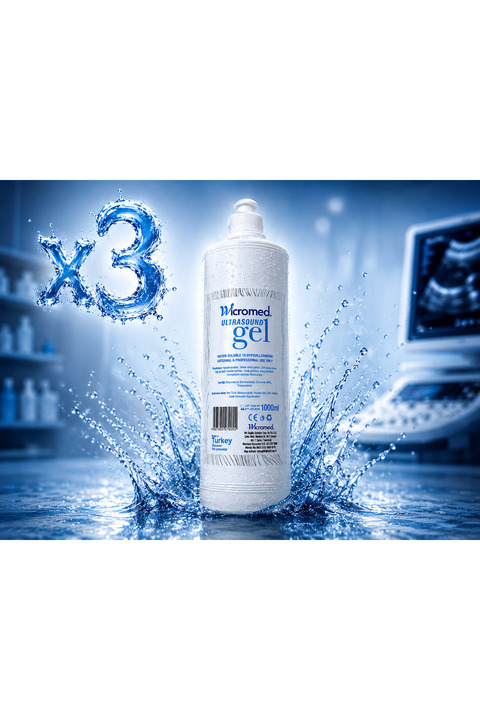 wicromed 3 Adet – EKG, EEG, EMS, Epilasyon Jeli, Ultrason Jeli 1000ml