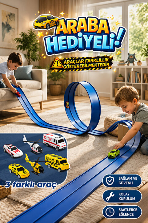 M&H Esnek Yarış Pisti 4.5 Metre Flex Track