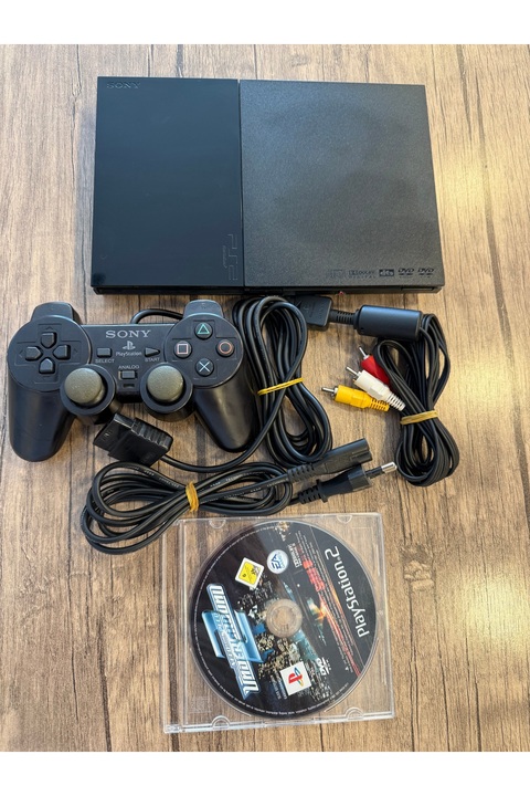 EA ps2 playstation 2 konsol + kol + nfs underground 2 orj oyun