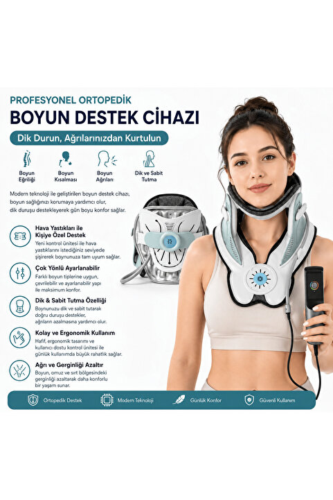 TB Ortopedik Boyunluk – Yarı Otomatik & Kumandalı Ortopedik Boyunluk | ve Ağrılar İçin