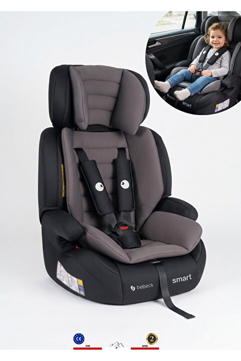 Bebeck Smart Bebek Oto Koltuğu Gri