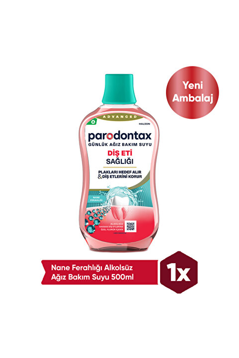 Parodontax Nane Ferahlığı Alkolsüz Ağız Bakım Suyu 500ml