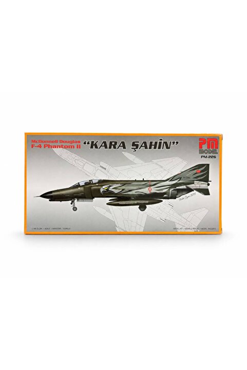 PM F-4 Phantom 2 Kara Şahin Model Demonte Plastik Uçak Maket Kiti