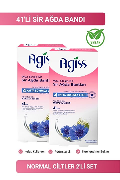 AGISS Sir Ağda Bandı 41'li Normal Ciltler 2'li set