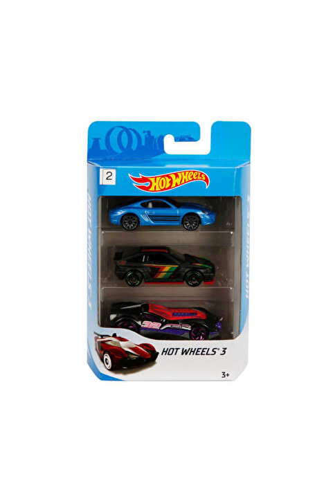 HOT WHEELS K5904 Hot Wheels 3'lü Araba Seti