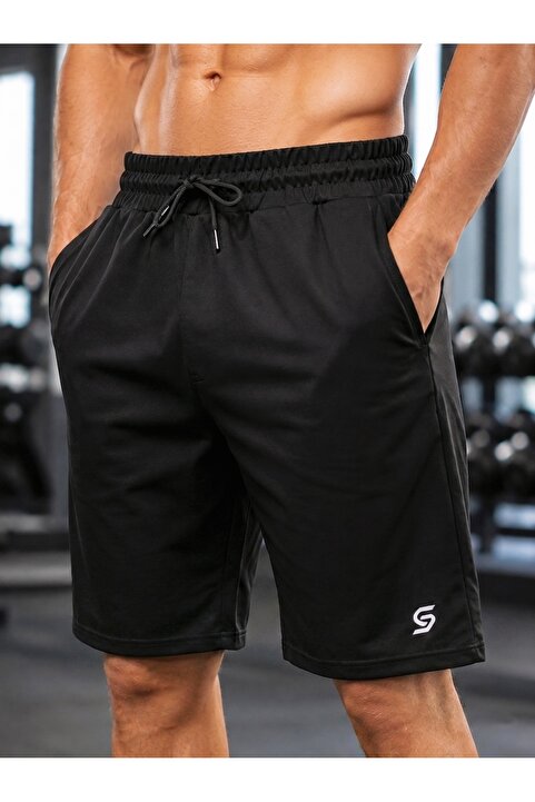 Sapeur Erkek Spor Şort - Slim Fit Antrenman & Fitness Şortu