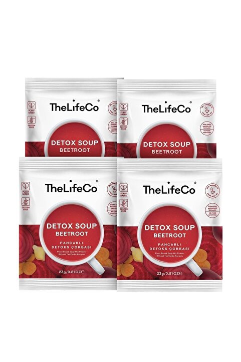 TheLifeCo Pancarlı Detoks Çorbası Karışımı 23 G X 4 Adet