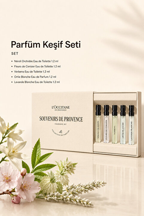 L'Occitane Parfüm Keşif Seti, 5'li, 5x1.2 ml