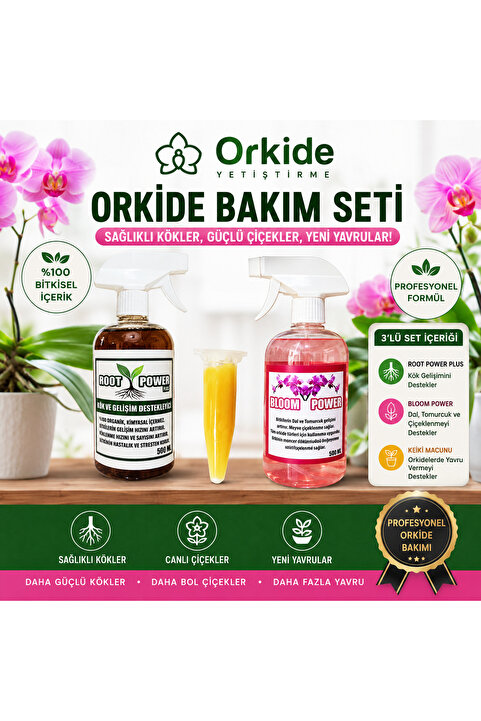 Orkide Yetiştirme Orkide Ve Süs Bitkileri Için Besin Seti