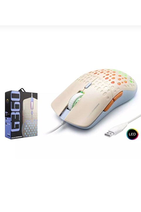 Genel Markalar Kablolu Usb Optik Oyuncu Mause Ergonomik Gaming Fonksiyonlu RGB Işıklı