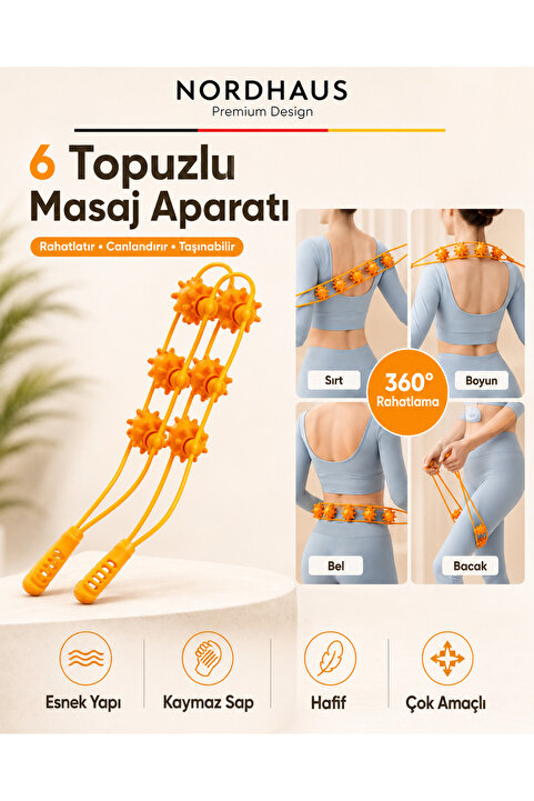 Nordhaus Düz Boyun Masaj Omuz Servikal Boyun