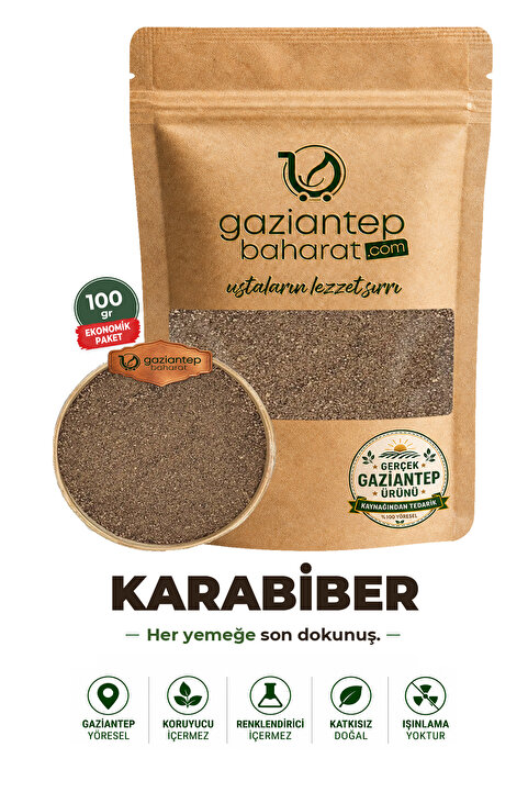 Gaziantep Baharat Karabiber Öğütülmüş 100 gr