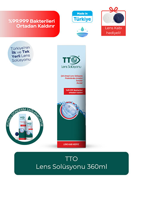 TTO Lens Solüsyonu - Çok Amaçlı 360 ml