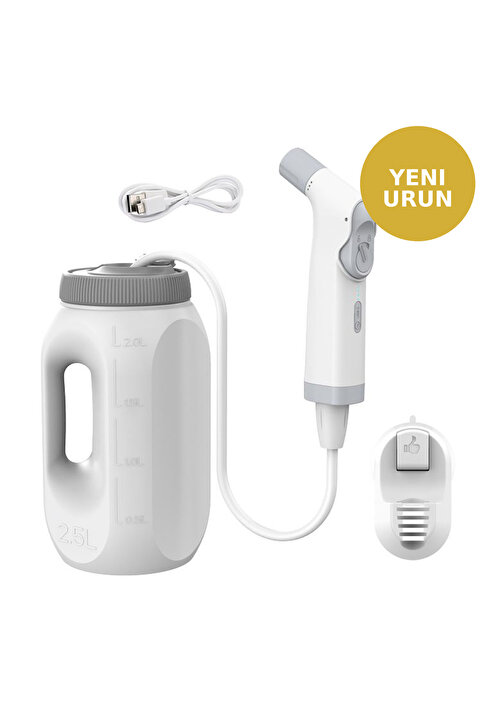 CleanTrip Vylo Z Elektrikli Portatif Bidet,Elektrikli Taşınabilir Taharet,Usb-c, 2.5 L Su Depolama