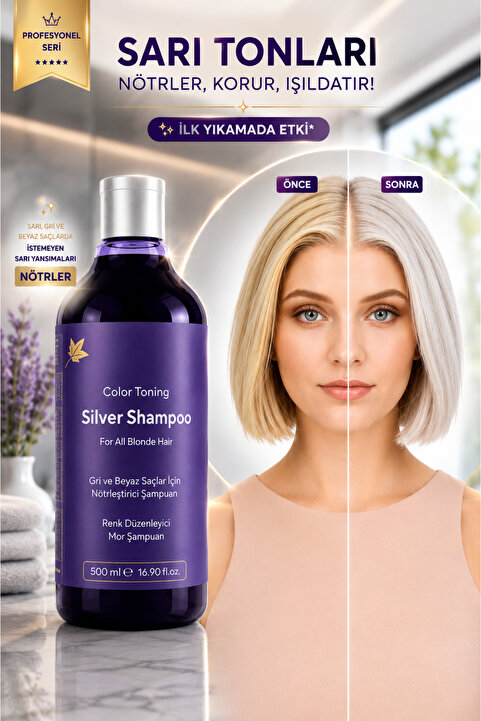 Biobotanica Silver Turunculaşma Karşıtı Mor Şampuan 500 Ml
