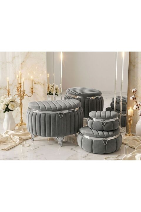 Duru Çeyiz Sandıkları Havana Çeyiz Paket 3 Lü