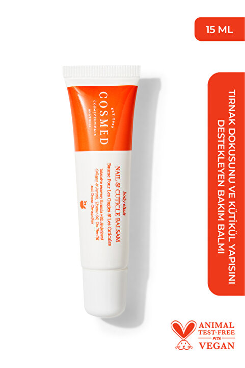 COSMED Tırnak Dokusunu ve Kütikül Yapısını Destekleyen Bakım Balmı/Body Elixir NAIL & CUTICLE BALSAM 15ML