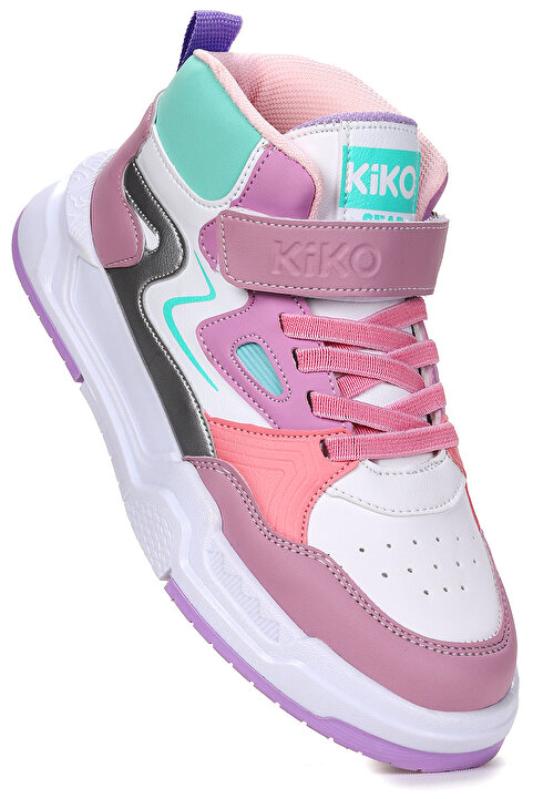 Kiko Kids Hayka-3 Cırtlı Kız Çocuk Spor Ayakkabı