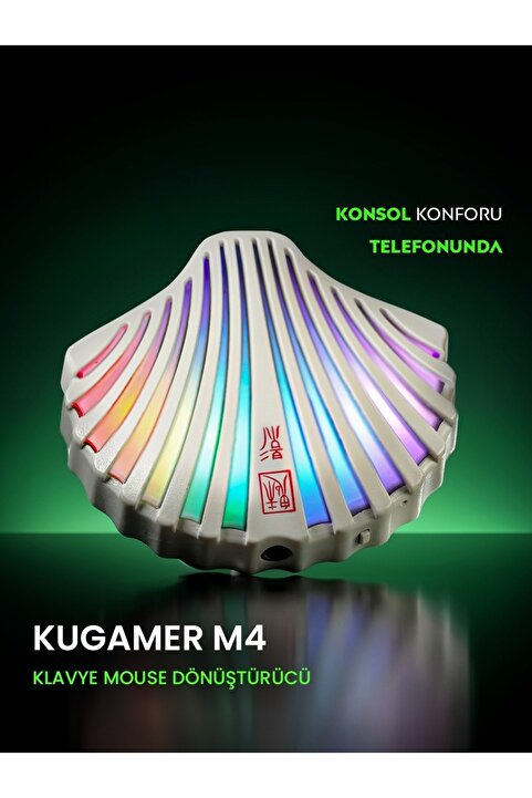 HANDJOY Kugamer M4 - 2000 Hz Pubg Mobile Klavye Mouse Konsol Dönüştürücü Yapay Zeka Tanıma 2025 Türkçe Apk