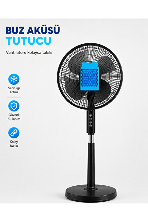 kezi Fan / vantilatör İçin Buz Aküsü Tutucu