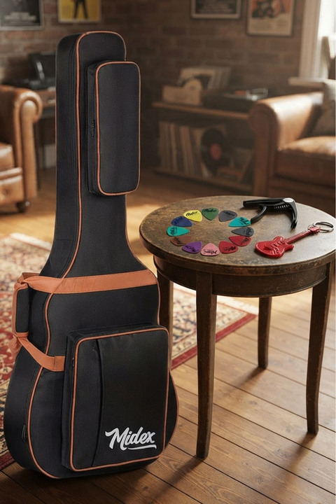 Midex CS-89 Soft Case Klasik Gitar Çantası Gigbag Kalın