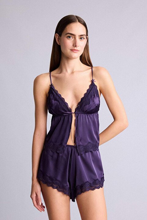 Defacto Dantelli Şort Pijama Altı H1353AX26SM