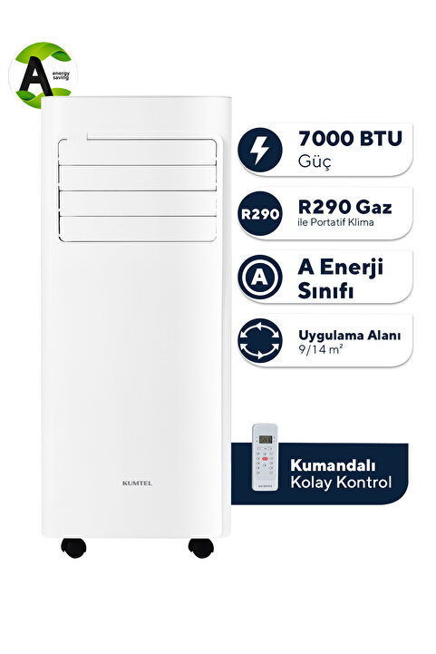 KUMTEL KMPAC-7 Juniper Portatif Taşınabilir Klima
