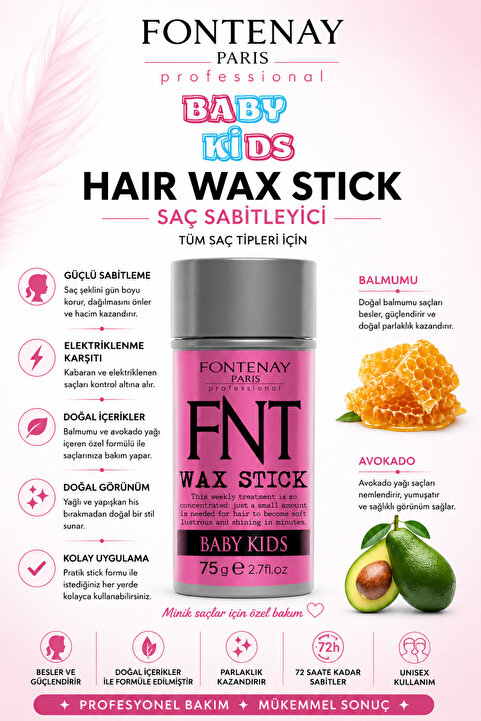 Fontenay Hair Wax Stick 75gr - Saç Sabitleyici