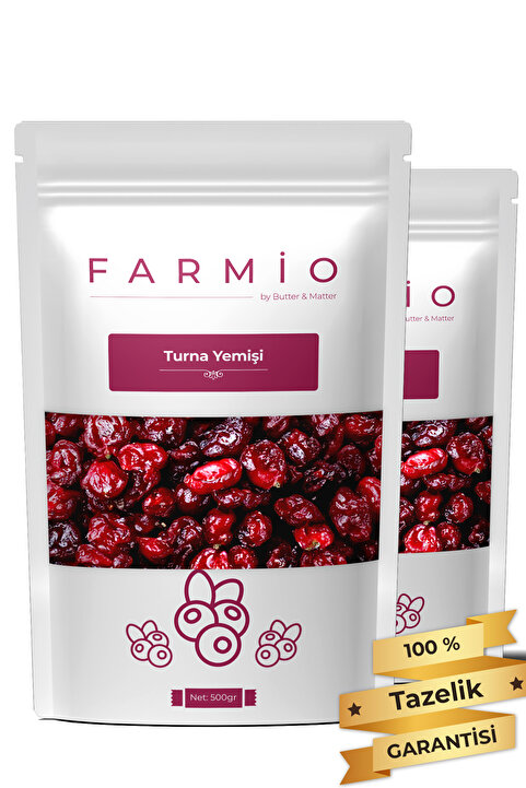 NUTBITE Premium Turna Yemişi 1kg - Cranberry - Çekirdeksiz Tane - Taptaze Yeni Mahsül