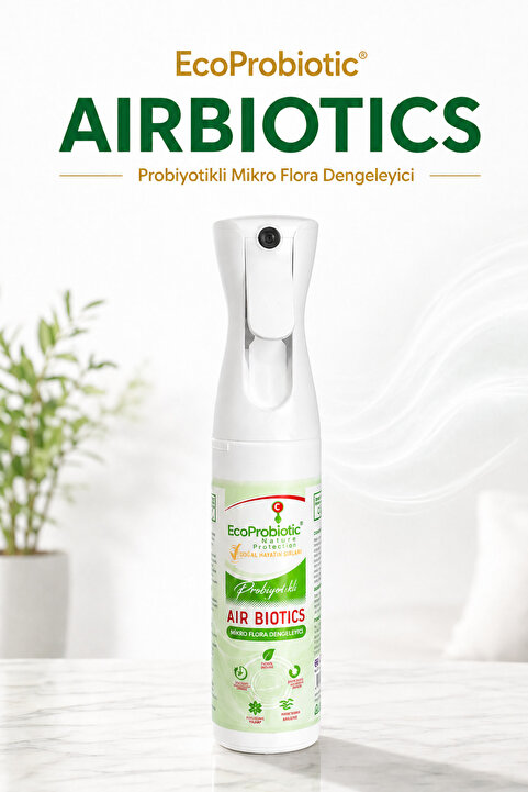EcoProbiotic Koku Giderici Sprey 300 ml | Probiyotikli Air Biotics, Hava Ferahlatıcı