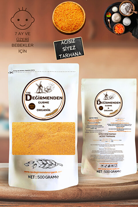 Değirmenden Atalık Tarhana Acısız - Siyez Unlu, Siyez Ekşi Mayalı - 500 Gram