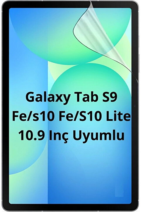 m.tk moveteck Galaxy Tab S9 Fe/s10 Fe/S10 Lite 10.9 Inç Tablet Ekran Koruyucu Cam Nano Esnek Kırılmaz Tam Kaplar